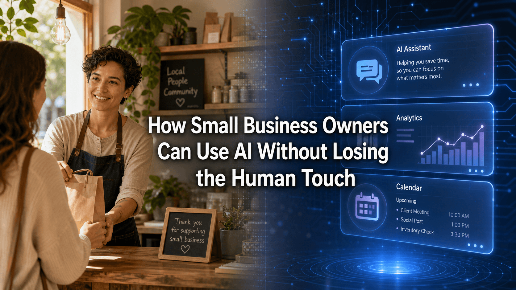 How Small Business Owners Can Use AI Without Losing the Human Touch How Small Business Owners Can Use AI Without Losing the Human Touch